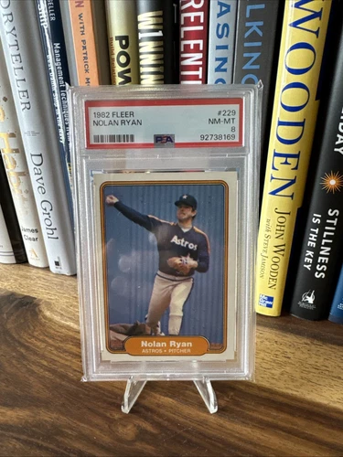 1982 Fleer - Nolan Ryan #229,HOF ,NM-MT,PSA 8