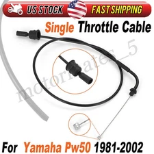 For Yamaha Pw50 Single Throttle Cable Fits For Oil Pump Delete 2002 And Older US