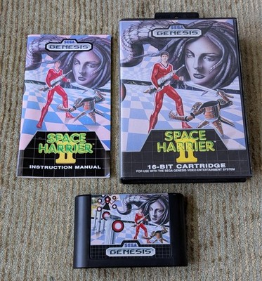 Space Harrier II Sega Genesis Complete CIB Tested Working Boxed Game Case Manual