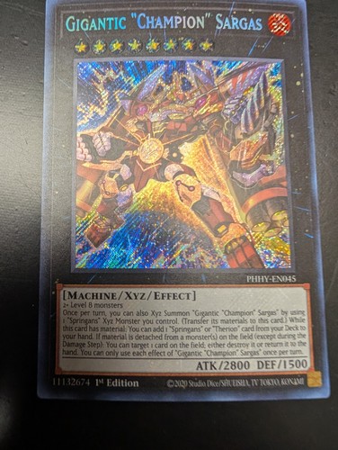 Gigantic Champion Sargas PHHY-EN045 YuGiOh Photon Hypernova card