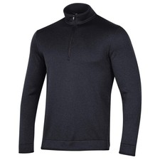 NEW Men's Under Armour Speckled Sweater Fleece 1/4 Zip Black - Choose Size