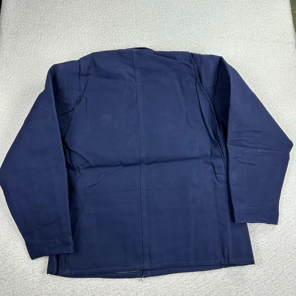 NOS Carhartt Detroit Chore Canvas Jacket Men's 52T Navy Blue Blanket Lined USA - Image 2 of 4