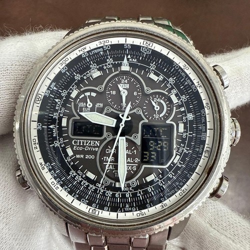 Citizen Promaster U680-S092876 Acier Inoxydable Eco-Drive Solaire Montre Hommes - Photo 1 sur 10