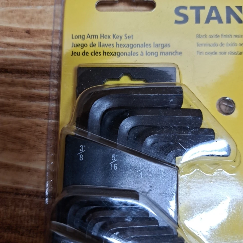 Stanley 85-753 BRAND NEW SAE & Metric Long Arm Hex Key Set - 22 Piece - Image 2 of 4