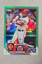 2023 Topps Series 1 1st Edition - Yadiel Hernandez #257 Green Foil /150