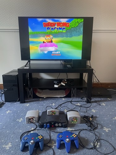 Perfect Nintendo 64 N64 Bundle with 13 games