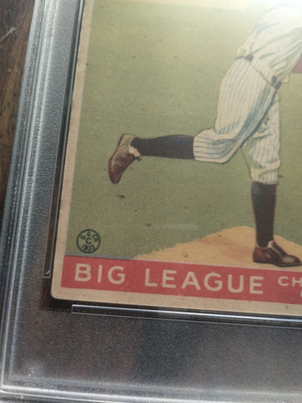 1933 Goudey Big League Chewing Gum - R319 HOF Bill Dickey #19 (RC) PSA 3 (MK) VG view 5