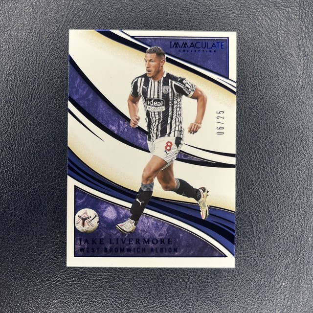 2020 Panini Immaculate Soccer - Jake Livermore Blue Parallel #/25 - West Brom