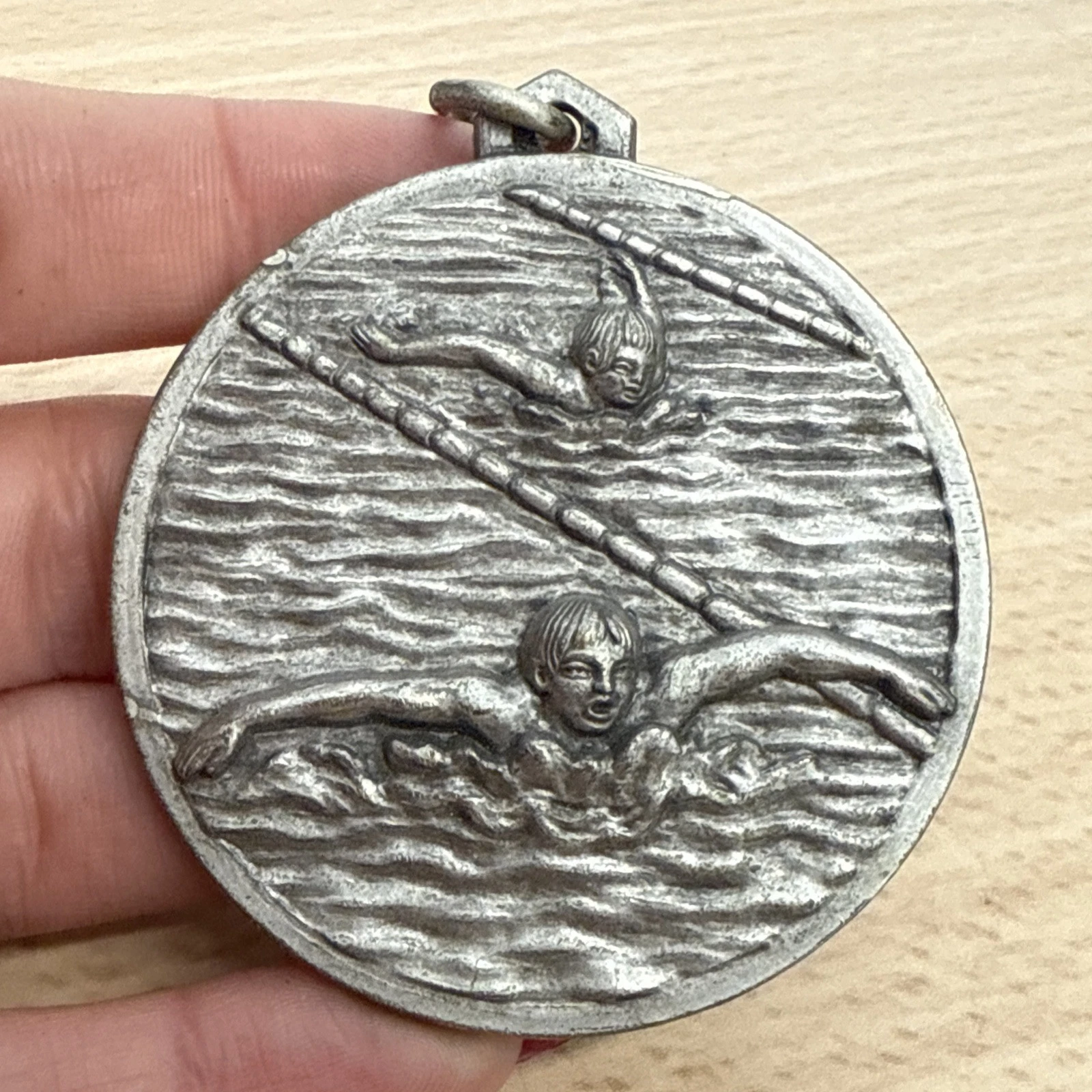 Médaille Pendentif Natation Nage Compétition