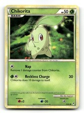 Chikorita 53/95 Common Call of Legends Pokemon LP on eBay