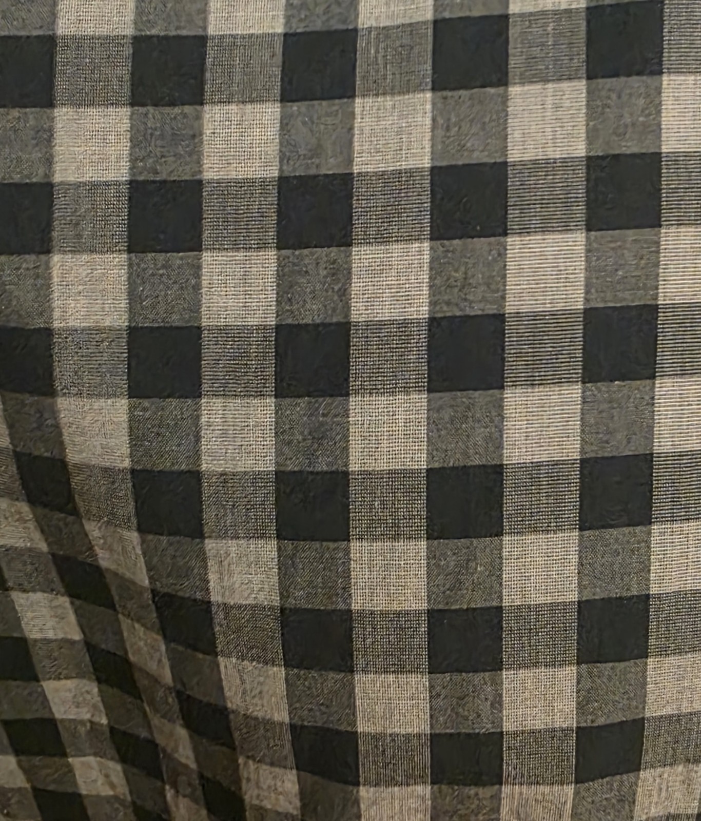 J. CREW ~ GREEN/GRAY CHECKED BUTTON DOWN COTTON S… - image 4