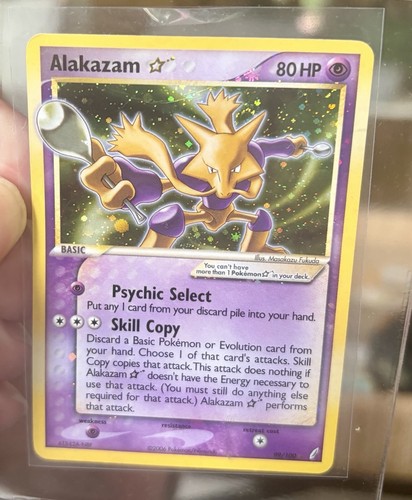Alakazam Star 99/100 EX Crystal Guardians Holo