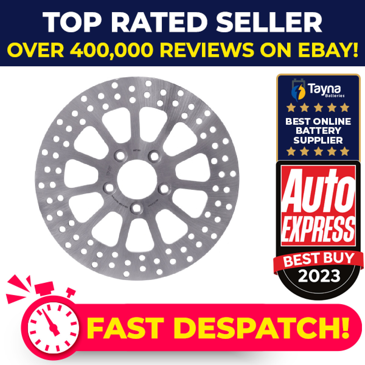 Motorcycle Brake Disc 292mm MST501 TRW Set Genuine Top Quality Guaranteed New