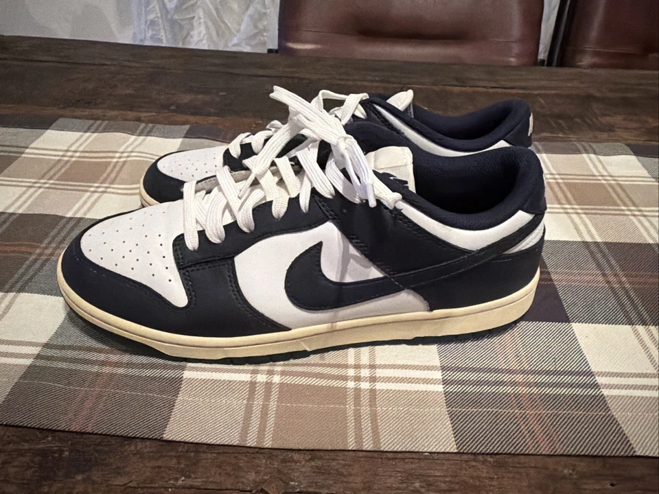 Talla 12 - Nike Dunk Low Vintage Azul Marino 2022 Foto 3 de 4
