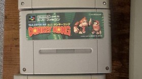 Super Famicom Console Lot + 9 Games Donkey Kong 1 2 3 Mario Sega Saturn Untested
