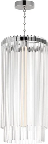 Maxim 38426CL Jolie 14"W LED Pendant - Brass - Picture 2 of 9