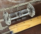 Vintage cut glass Crystal  Faceted Knife Rest  3 3/4” — photo 4
