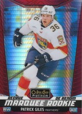 Patrick Giles Red Prism /199 Marquee Rookie - 2024-25 O-Pee-Chee Platinum #287
