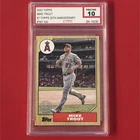 2022 Topps Baseball Mike Trout 87 Topps 35th Anniv. PSA 10 Iconic Pristine MLB