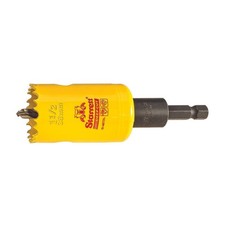 Starrett Bi-Metal Deep Cut Hole Saw Arbor And Abrasion Resistant Hss - For