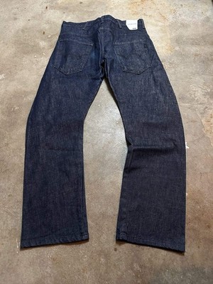 Edwin E-Function M Vintage Bootcut Flared Y2K 2000s Dark Wash Dunkelblau Hose