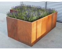 Hochbeet Klassisch Palatino Urban 100 X 100 X 70 Cm Cortenstahl
