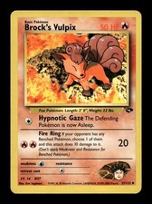 Pokemon | Brock's Vulpix 37/132 | Gym Challenge | UC Unlimited | MP on eBay
