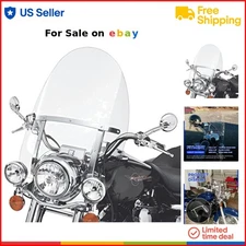 Motorcycle Windshield Acrylic Fits Harley Touring Road King FLHR FLHRS FLHRCI