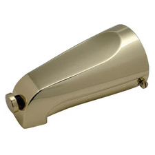 Mixet 5-1/8 In. Quikspout Diverter Tub Spout in Polished Brass