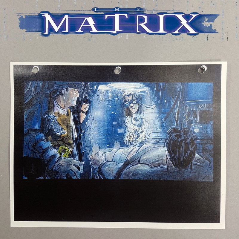 Image 10 of The Matrix - Production Used Early Concept Storyboard - Bug Removal, Movie Prop
