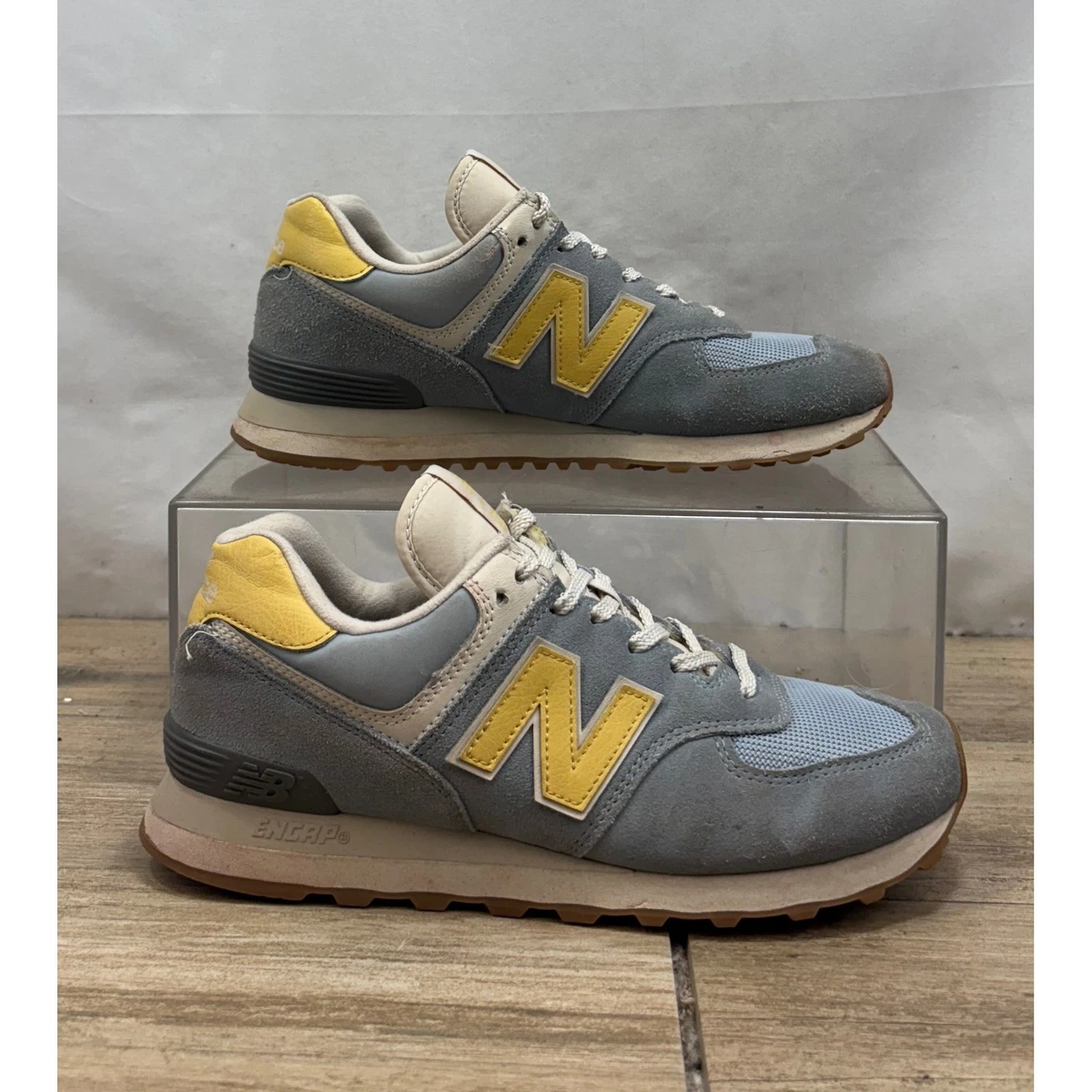 New Balance ugs574gl グレー/イエロー New Balance 574 Yellow Athletic Shoes for Women for sale | eBay