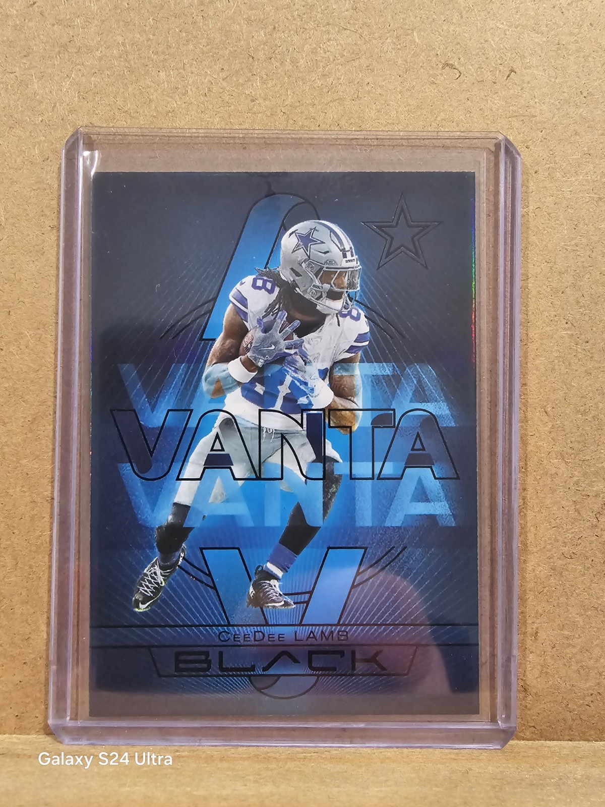 2025 Panini Black VANTA CeeDee Lamb SSP Insert Dallas Cowboys NFL Card #7
