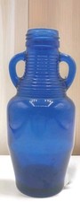 Vintage Blue Luna Cafe Cobalt Blue Ribbed Two...
