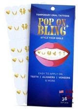 Holiday Tooth Bling Tattoo &ndash; Temporary Tooth Gem Kit for Teeth &ndash; Safe Angelic
