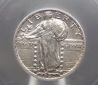 1927 "P" Standing Liberty SILVER Quarter 25c ICG AU50 #201 About Unc ECC&C, Inc.