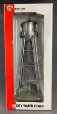 HO Cornerstone Built-ups City Water Tower, Silver NIB HO7693