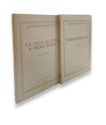 Hadrianstempel und die Villa von Livia vor der ersten Tür