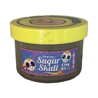 Peachybbies Sugar Skull Clay Kit Modeling Clay Set Craft Kit for Kids Arts DIY
