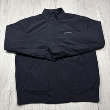 Carhartt Sail Jacket vintage abbigliamento da lavoro foderato in rete uomo taglia XL NAVY