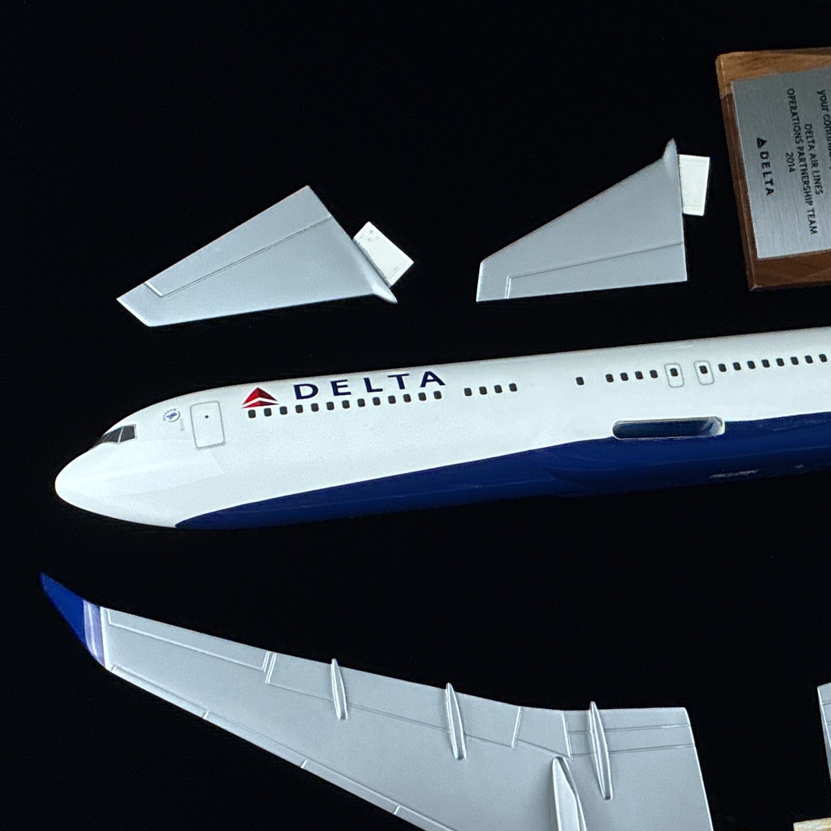 PacMin Pacific Miniatures Delta Airlines Boeing 767-300 1:100