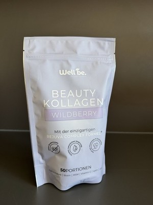 Wellbe Beauty Kollagen Wildberry, Zuckerfrei, Glutenfrei, Hormonfrei, 50