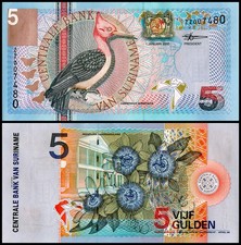 Suriname 5 Gulden, 2000, P-146, UNC, REPLACEMENT