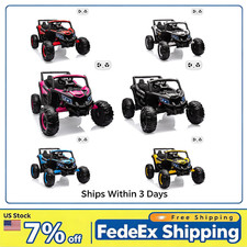 24V Kids Ride On UTV Car Electric Off-Road w/ Remote Control Music LED Lights