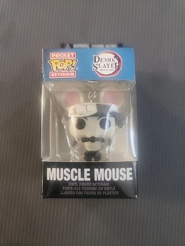 Funko Pocket Pop Keychain Muscle Mouse figure Demon slayer Po15