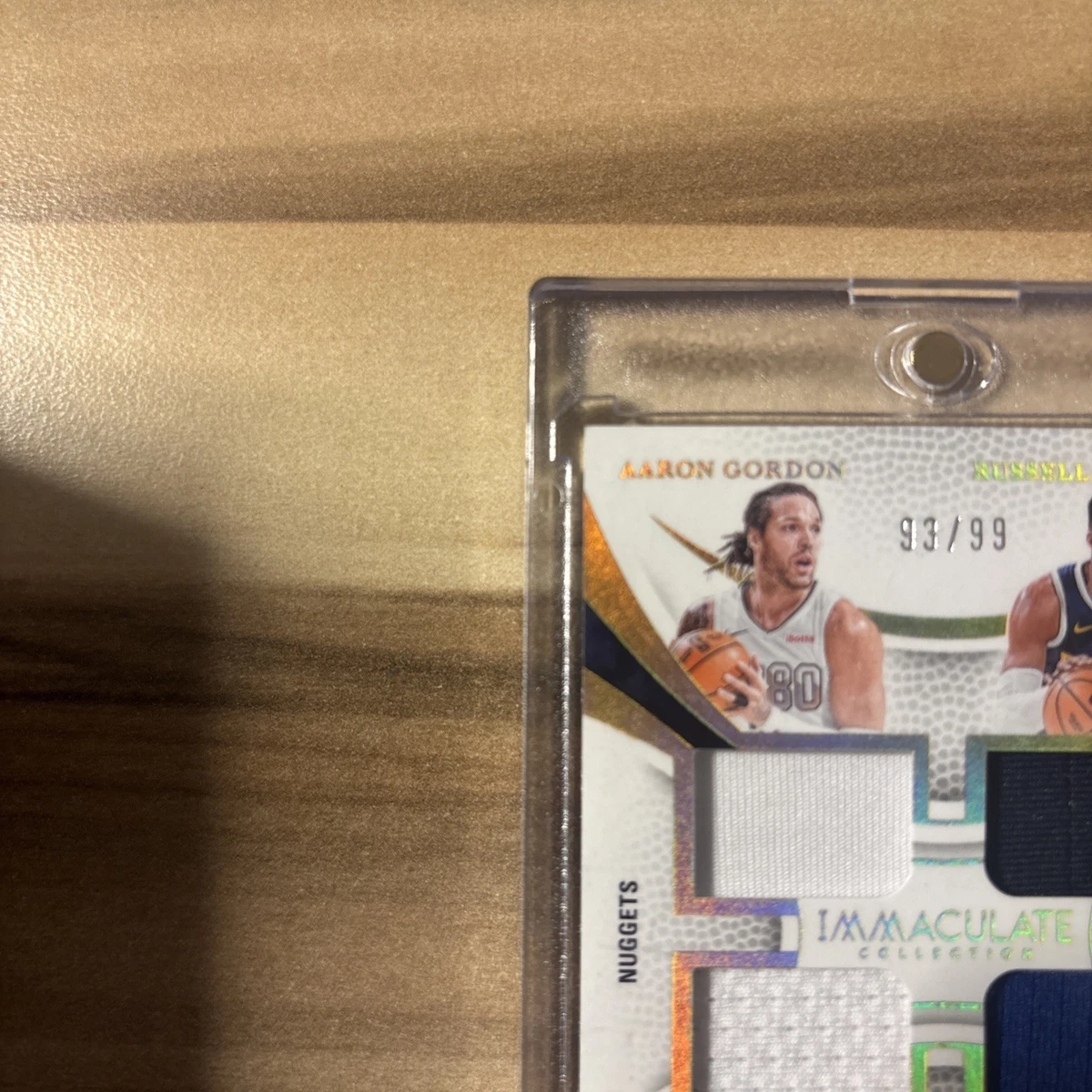 Panini Immaculate Nuggets Quad Mem /99 – Jokić, Westbrook, Murray & Gordon