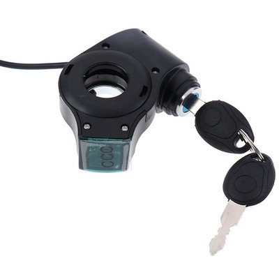 Electric Bicycle Thumb Throttle Voltage Display Switch Power with KeD'AP ON