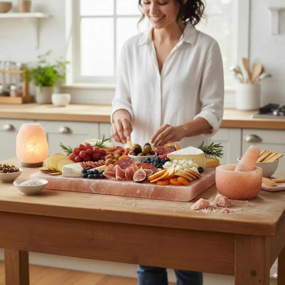 Juego de mortero y mortero de sal del Himalaya con garantía de reemplazo de 1 año!* Foto 3 de 3