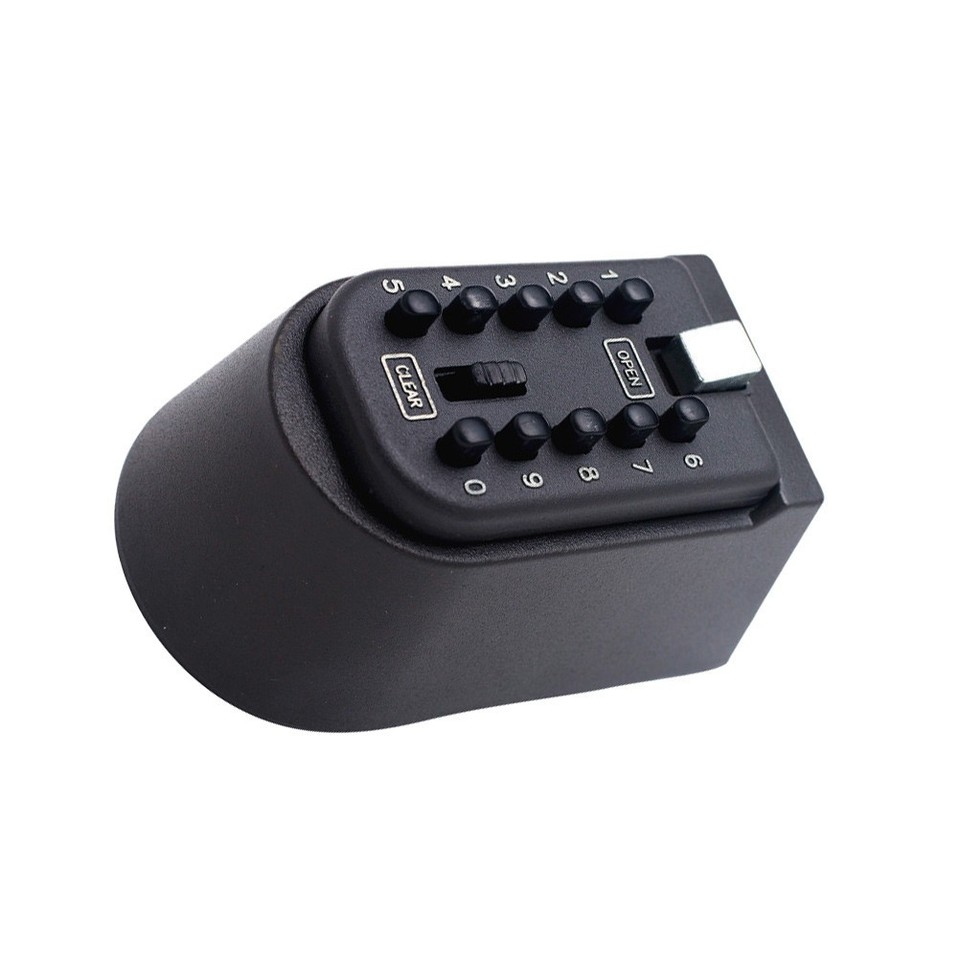 Secure Coding Lock Graphics 1 Set Security Key Lock Box Outdoor Storage Box with Code Combination ...