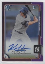 2015 Bowman Draft Chrome Pick Purple Refractor 115/250 Kyle Holder Auto 11b4
