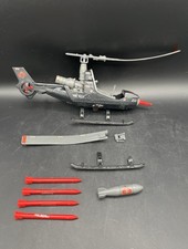 Vintage 1983 GI Joe Cobra F.A.N.G. Helicopter Incomplete Broken Skid and Blade